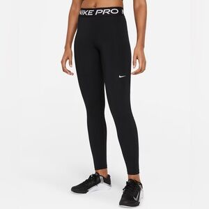 Nike Pro
Women's Mid-Rise Mesh-Paneled Leggings